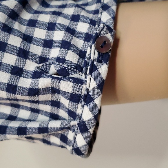 Cute Vintage Gingham Crop Tie Back Top by Esprit! - Picture 5 of 9